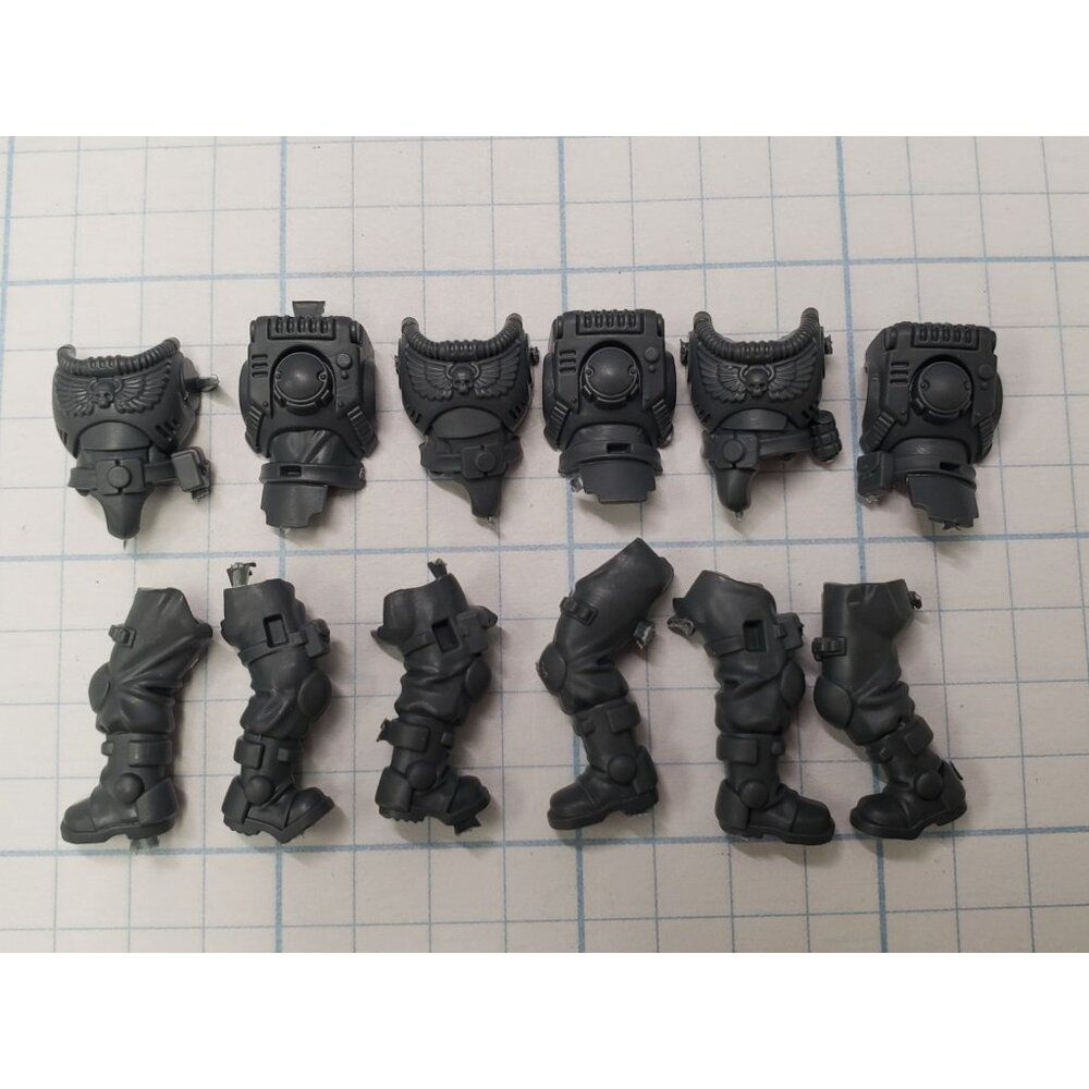 Warhammer 40k Space Marine Bits Scout Squad Torso Legs x3 Set